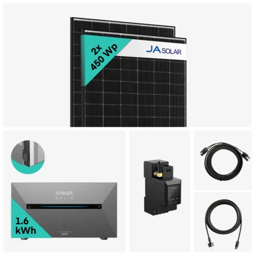 Yuma X Anker - 900W Balkonkraftwerk Mit SOLIX Solarbank 2 AC