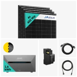 Yuma X Anker - 1800W Balkonkraftwerk Mit SOLIX Solarbank 2 PRO