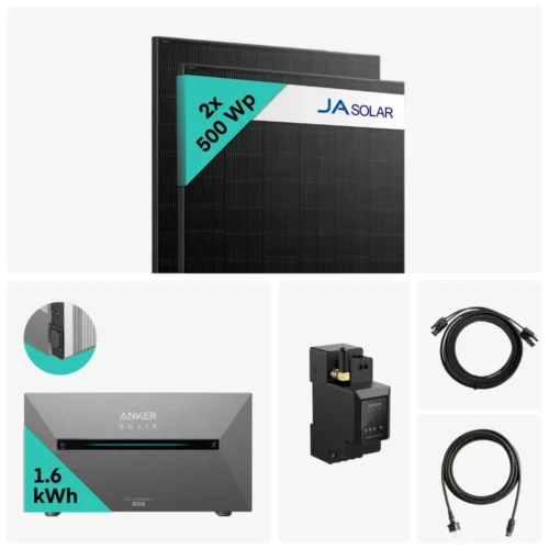 Yuma X Anker - 1000W Balkonkraftwerk Mit SOLIX Solarbank 2AC