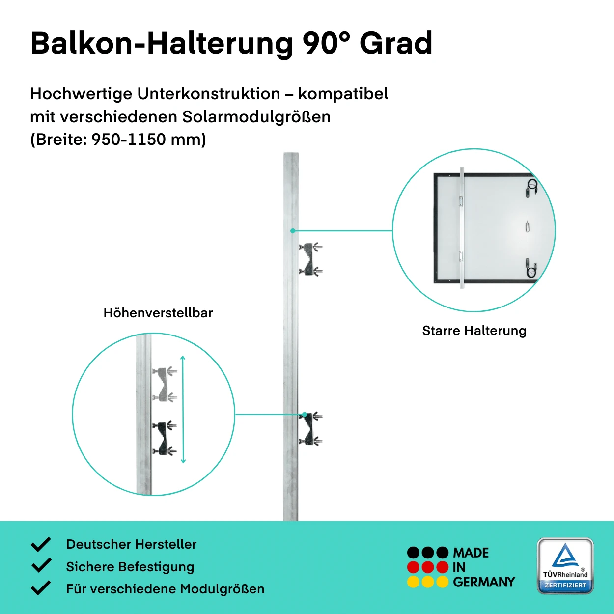 Yuma Balcony 90° (450+) Bifazial - Image 4
