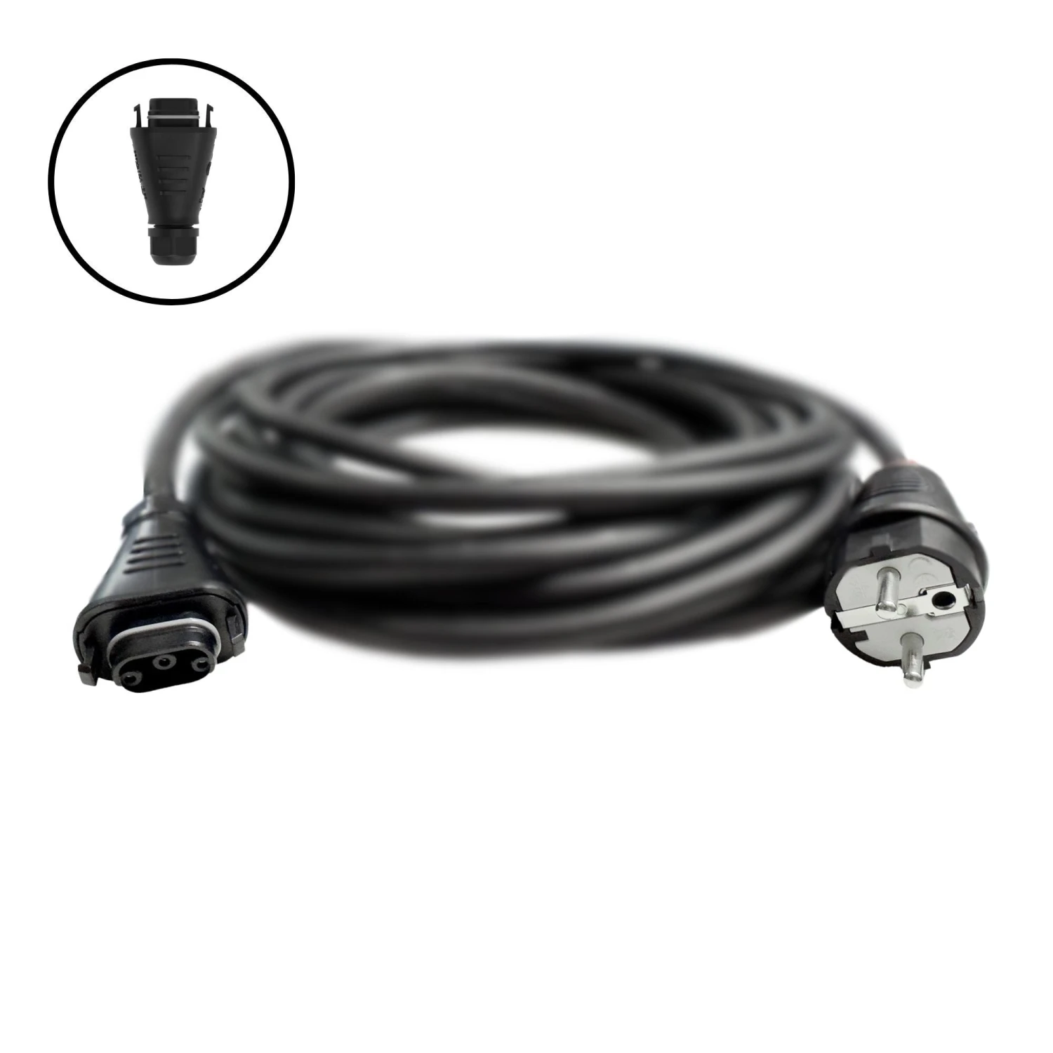 Anschlusskabel Schuko 3 Meter (HMS Stecker)