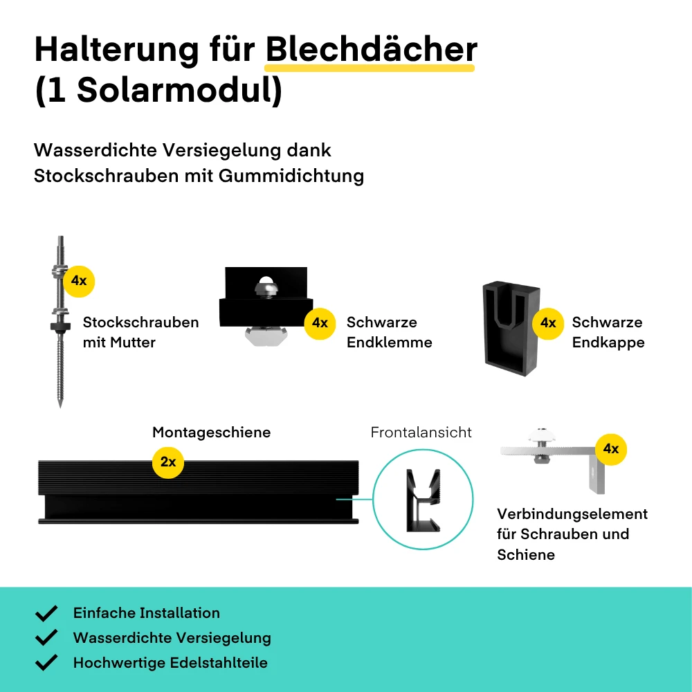 Yuma Roof (450+) Blechdach Bifazial - Image 5