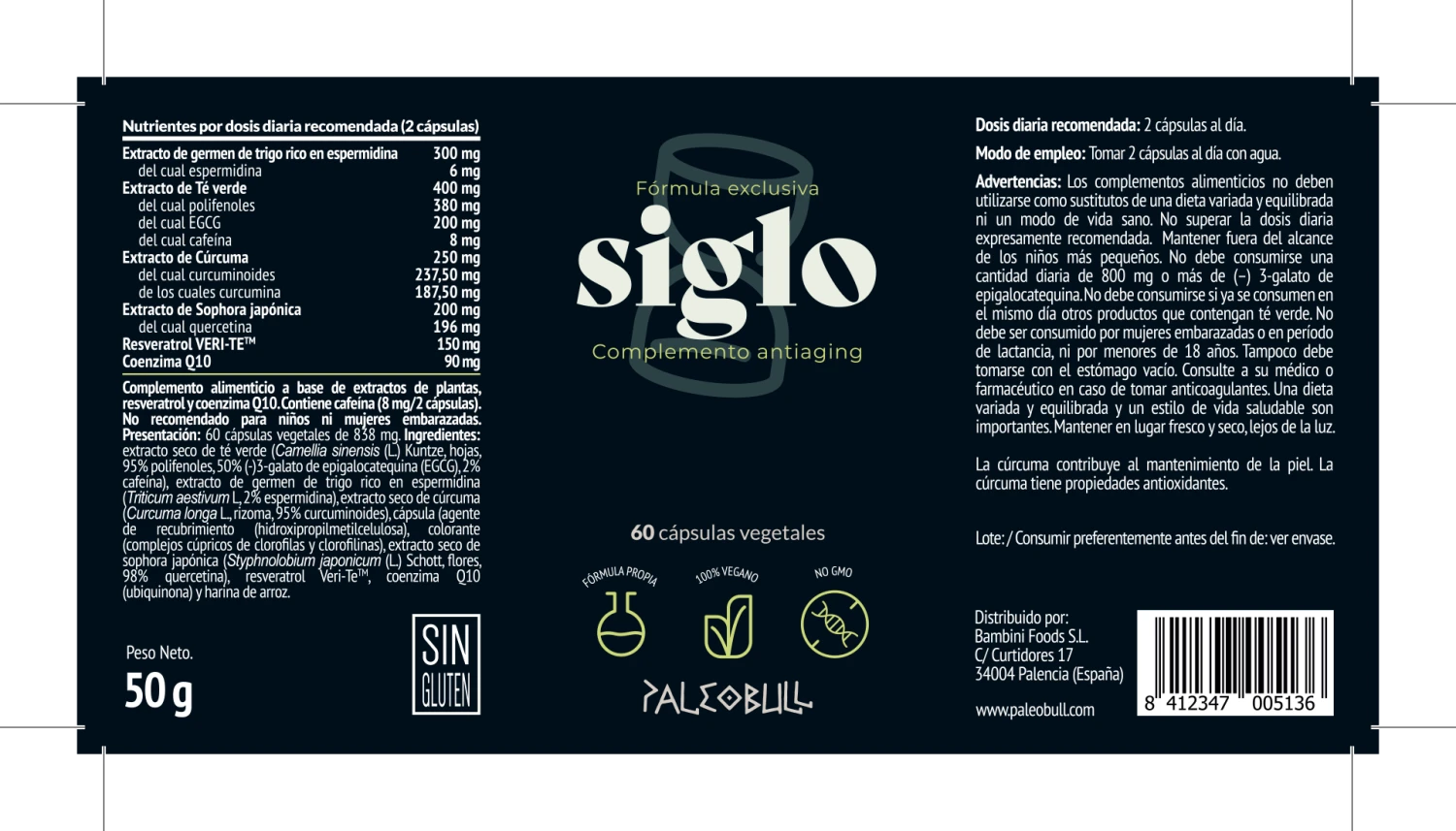 Siglo Fórmula Antiaging - Image 3