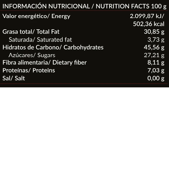 Crema De Cacao Y Avellanas Saludable Ambrosía - Image 3